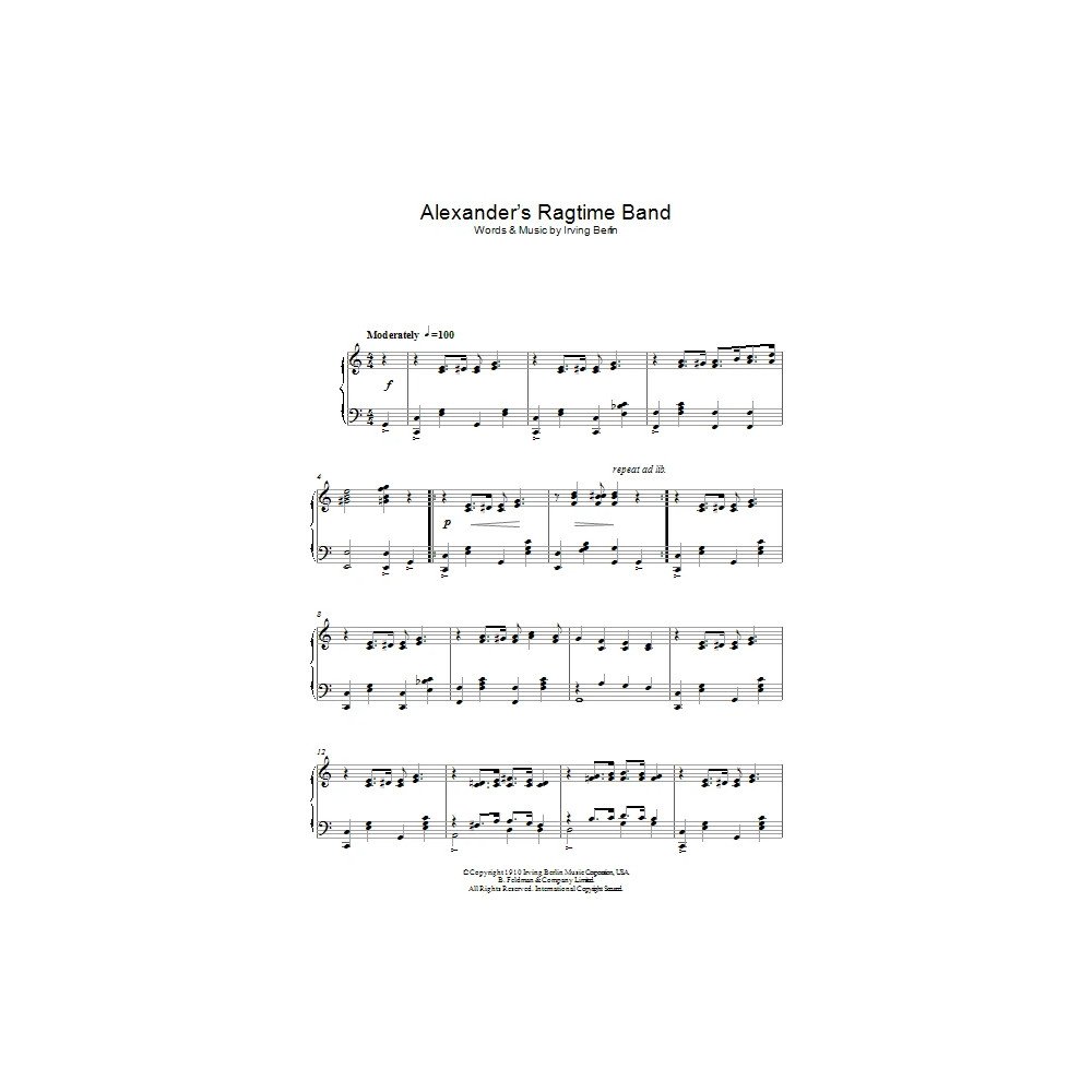 Alexander's Ragtime Band