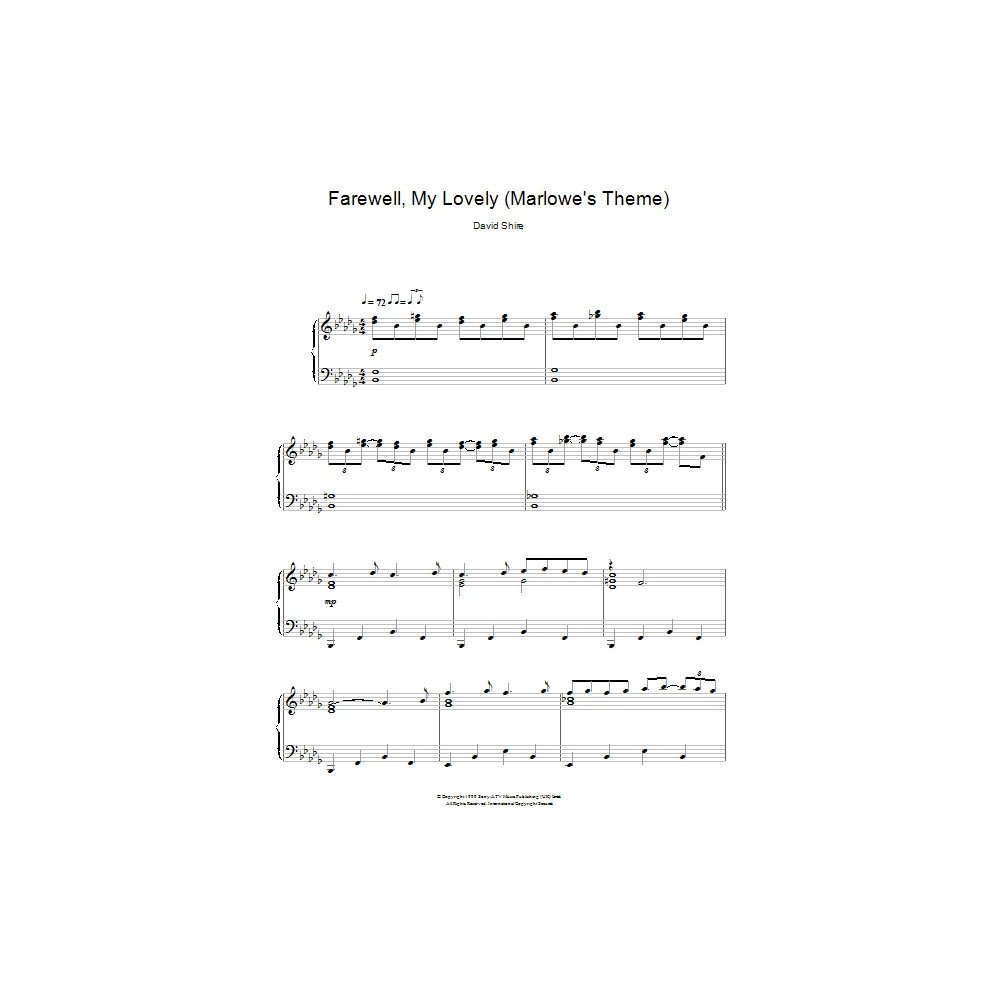 Farewell, My Lovely (Marlowes Thema)