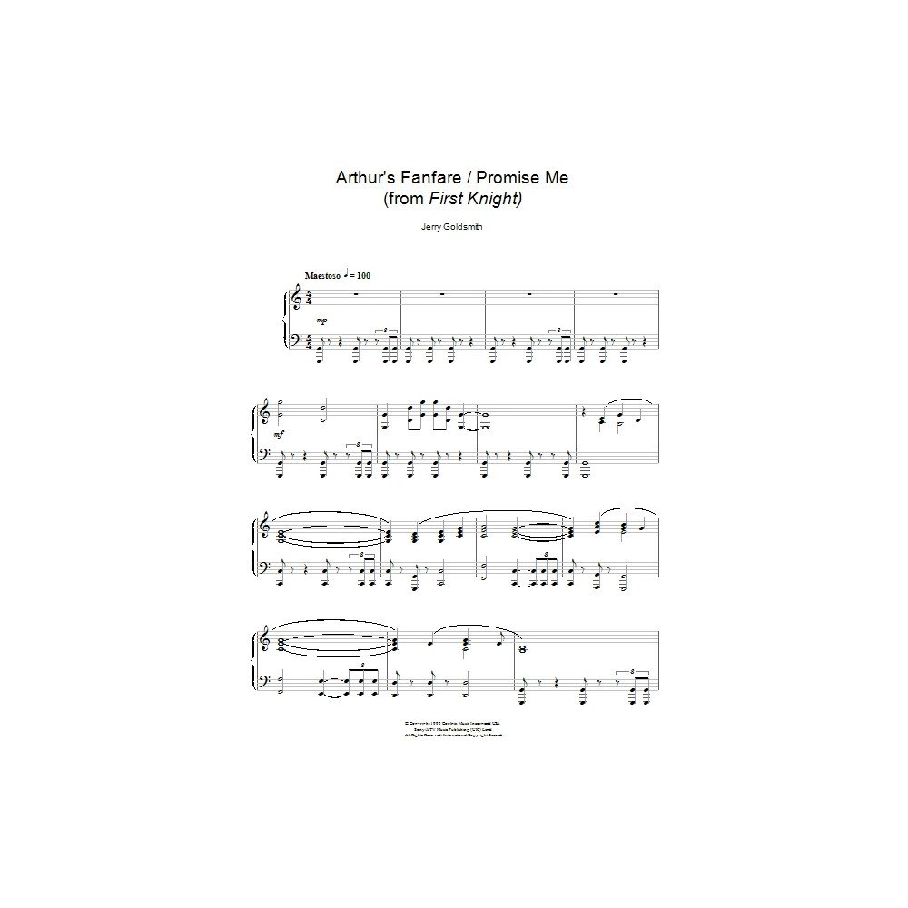 Arthur''s Fanfare / Promise Me
