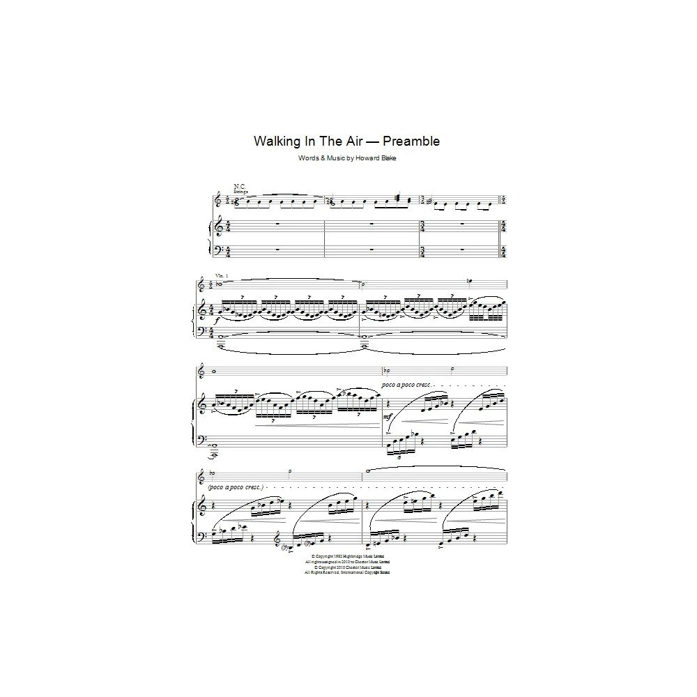 Walking In The Air (Thema aus The Snowman)
