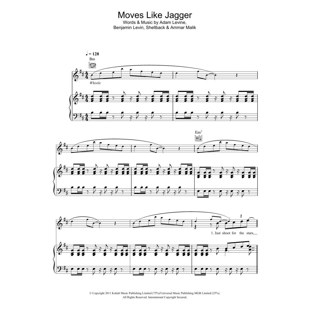 Moves Like Jagger (featuring Christina Aguilera)