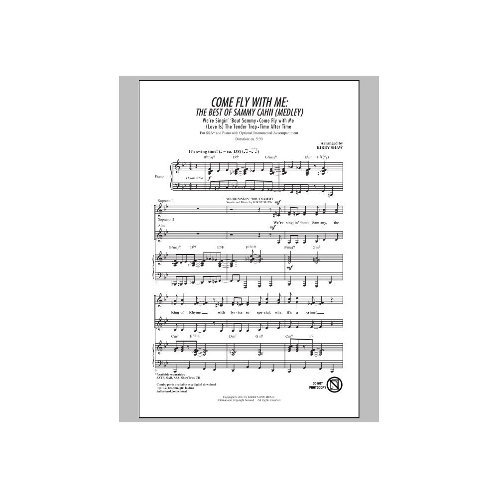 Come Fly With Me: The Best Of Sammy Cahn (Medley)