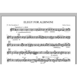 Elegy Für Albinoni - Eb Altsaxophon 2