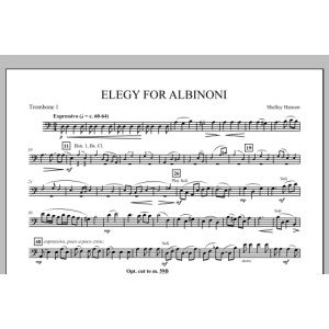 Elegy For Albinoni - Posaune 1