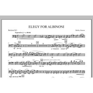 Elegy For Albinoni - Baritone B.C.