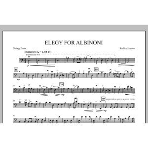 Elegy Für Albinoni - String Bass