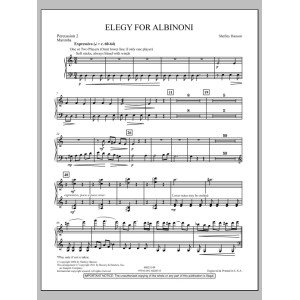 Elegy For Albinoni - Percussion 2