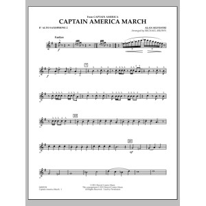 Captain America March - Eb Alto Saxophone 2