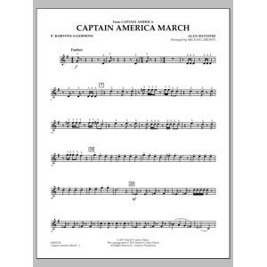 Captain America March - Eb Bariton-Saxophon