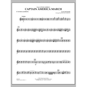 Captain America March - Bb Tenor Saxophone