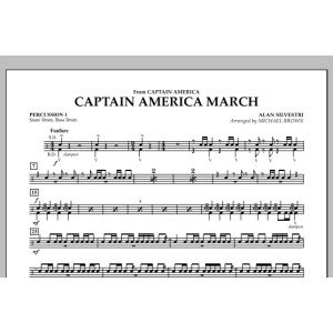 Captain America March - Percussion 1