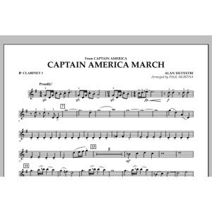 Captain America March - Bb Clarinet 1