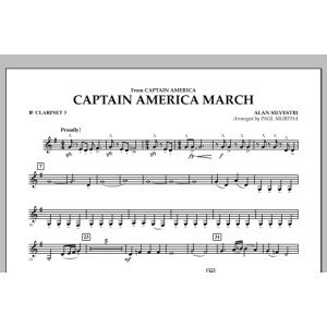 Captain America March - Bb Clarinet 3