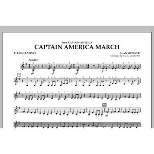 Captain America March - Bb Bass Clarinet