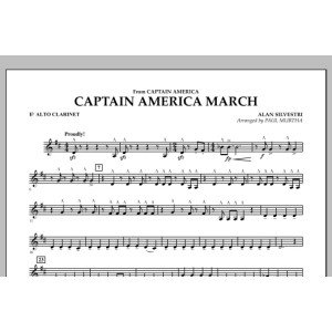 Captain America March - Eb-Altklarinette