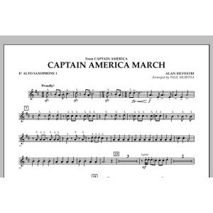 Captain America March - Eb Alto Saxophone 1
