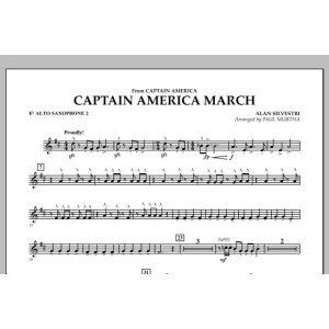 Captain America March - Eb Alto Saxophone 2
