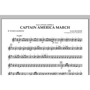 Captain America March - Bb Tenor Saxophone