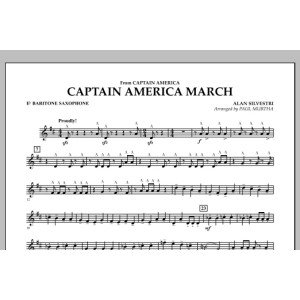 Captain America March - Eb Baritone Saxophone