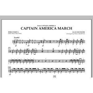 Captain America March - Percussion 1