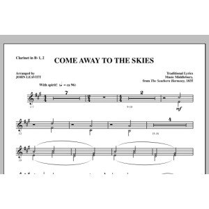 Come Away To The Skies - Bb Clarinet 1 & 2
