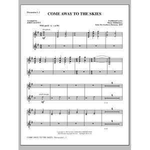 Come Away To The Skies - Percussion 1 & 2