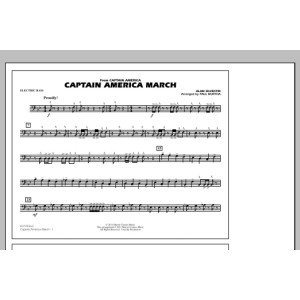 Captain America March - Electric Bass