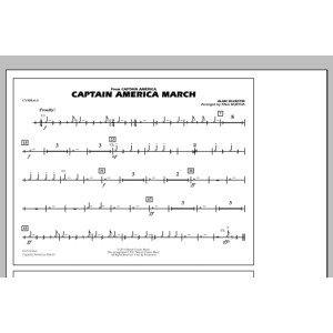 Captain America March - Cymbals