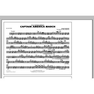 Captain America March - Quad Toms