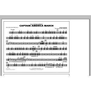 Captain America March - Multiple Bass Drums