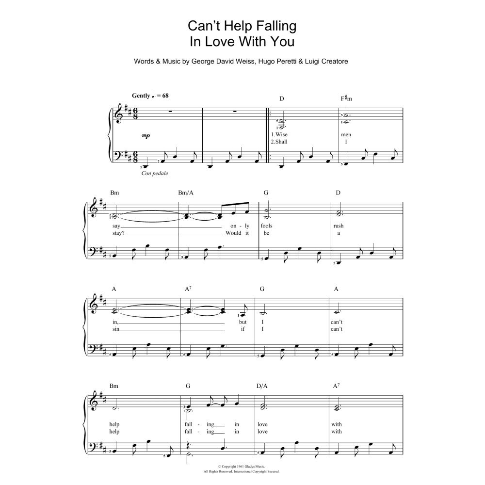 Can't Help Falling In Love