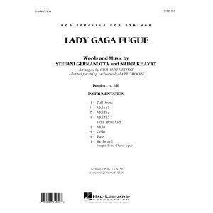 Lady Gaga Fuge (basierend auf "Bad Romance") - Partitur