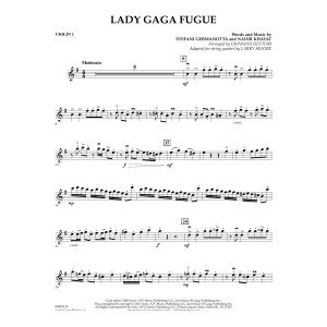 Lady Gaga Fugue (based on "Bad Romance") - Violin 1