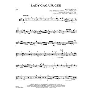 Lady Gaga Fuge (basierend auf "Bad Romance") - Viola