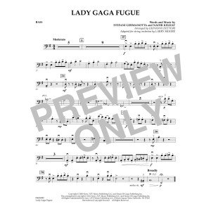 Lady Gaga Fuge (basierend auf "Bad Romance") - Bass