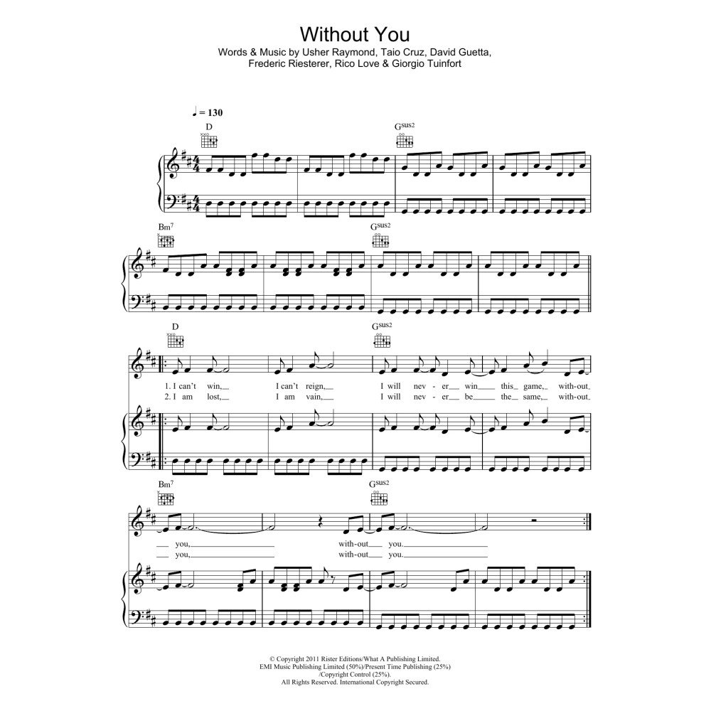 Without You (featuring Usher)