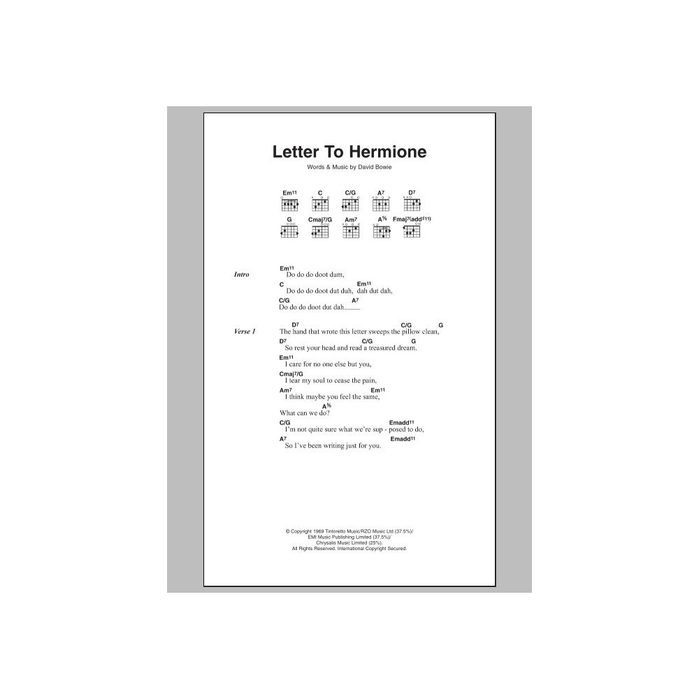 Letter To Hermione