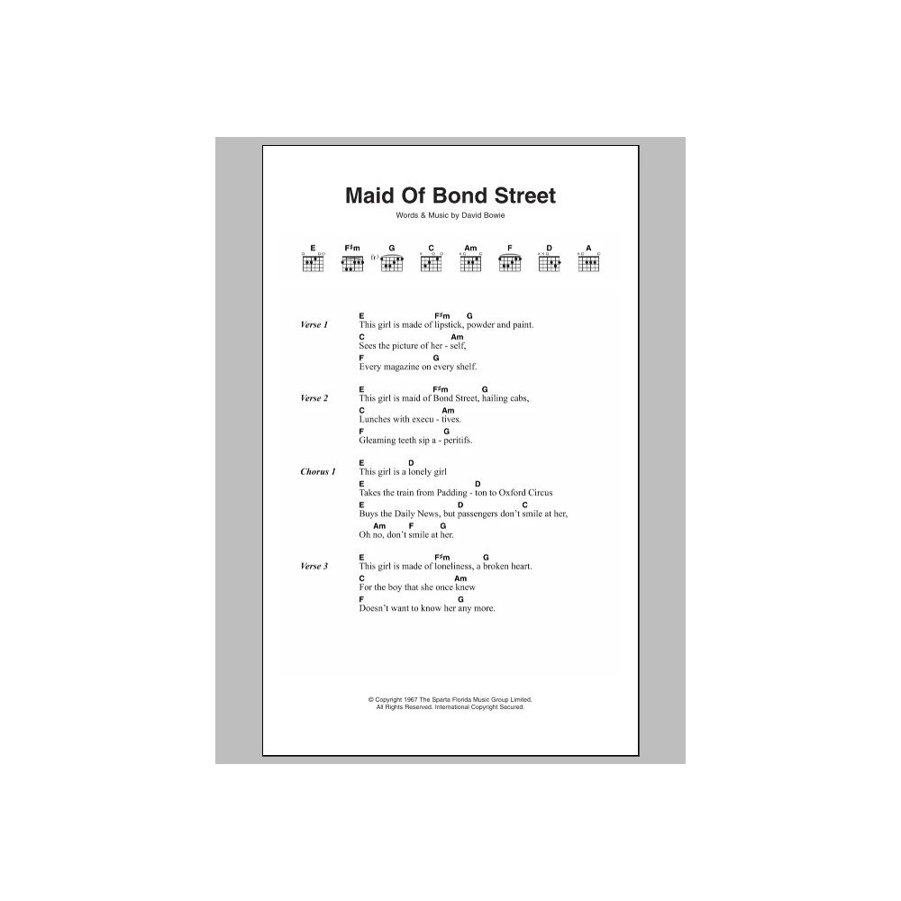 Maid Of Bond Street