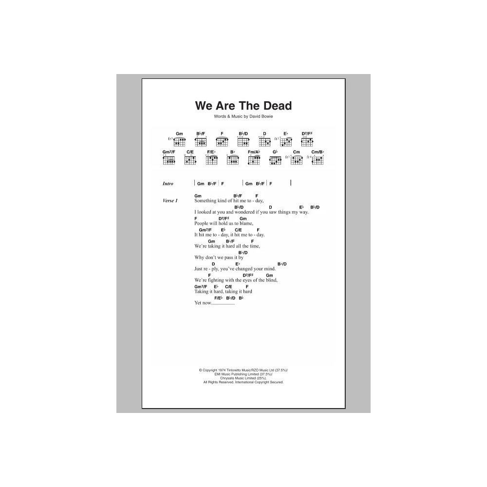 We Are The Dead