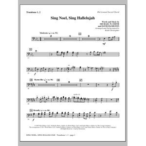 Sing Noel, Sing Hallelujah - Trombone 1 & 2