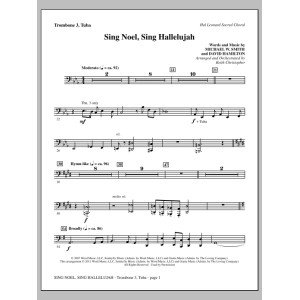 Sing Noel, Sing Hallelujah - Posaune 3/Tuba