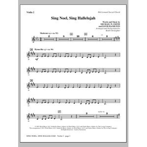 Sing Noel, Sing Hallelujah - Violine 2