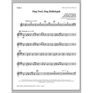 Sing Noel, Sing Hallelujah - Violin 1