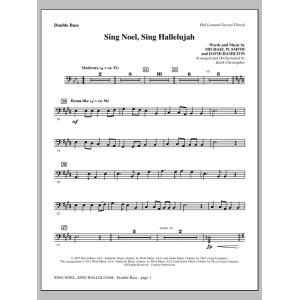 Sing Noel, Sing Hallelujah - Kontrabass