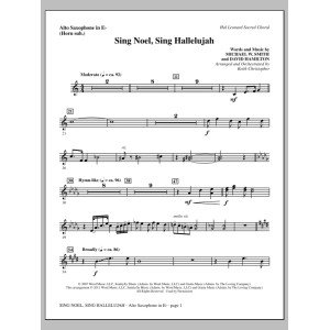 Sing Noel, Sing Hallelujah - Altsaxophon (ersetzt Horn)