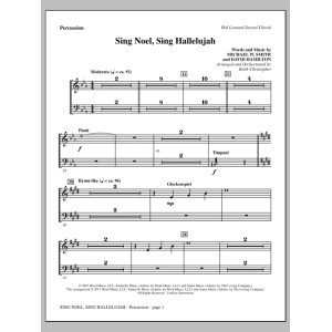 Sing Noel, Sing Hallelujah - Schlagzeug