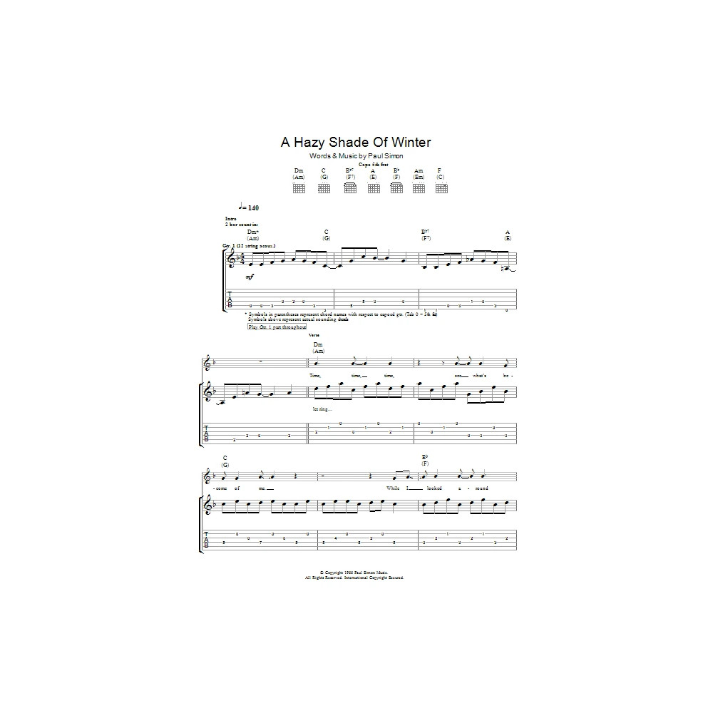 A Hazy Shade Of Winter