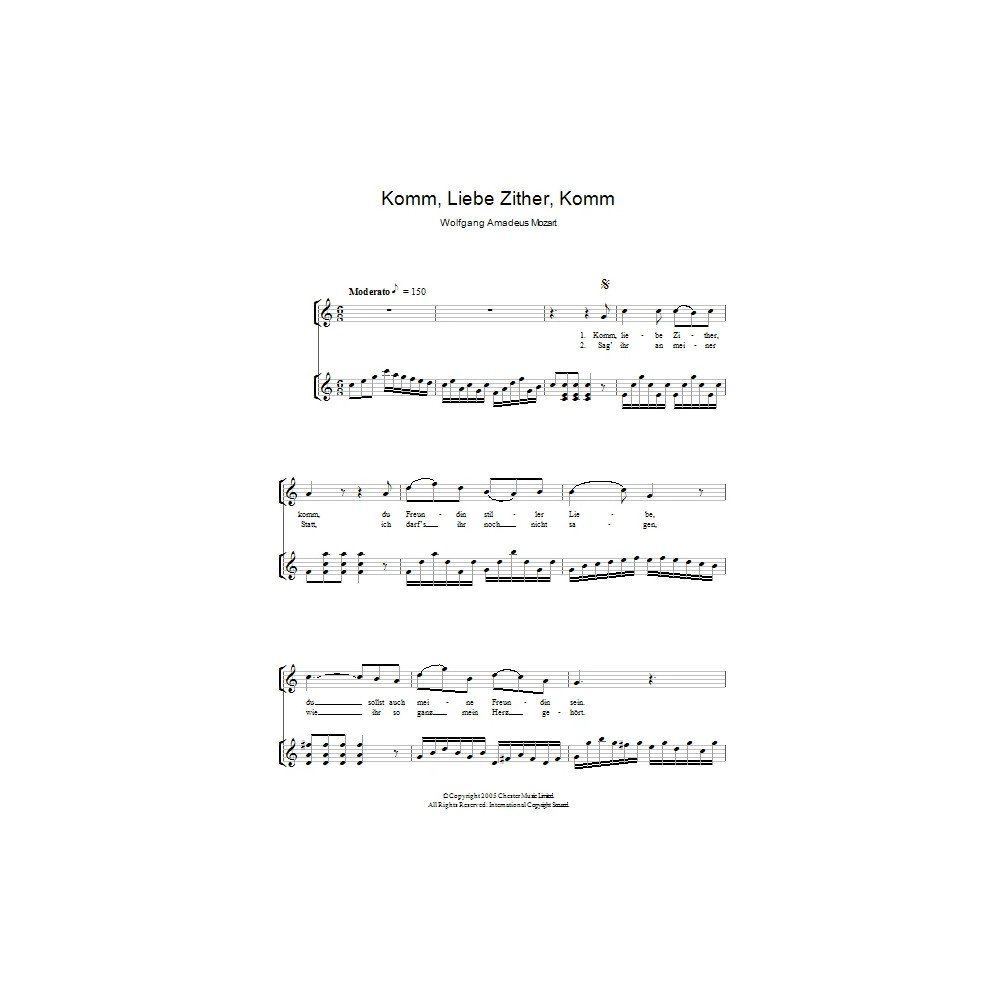 Komm, Liebe Zither, Komm