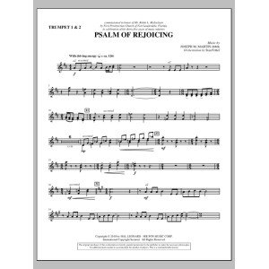 Psalm Of Rejoicing - Bb Trumpet 1,2
