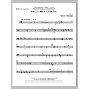 Psalm Of Rejoicing - Timpani